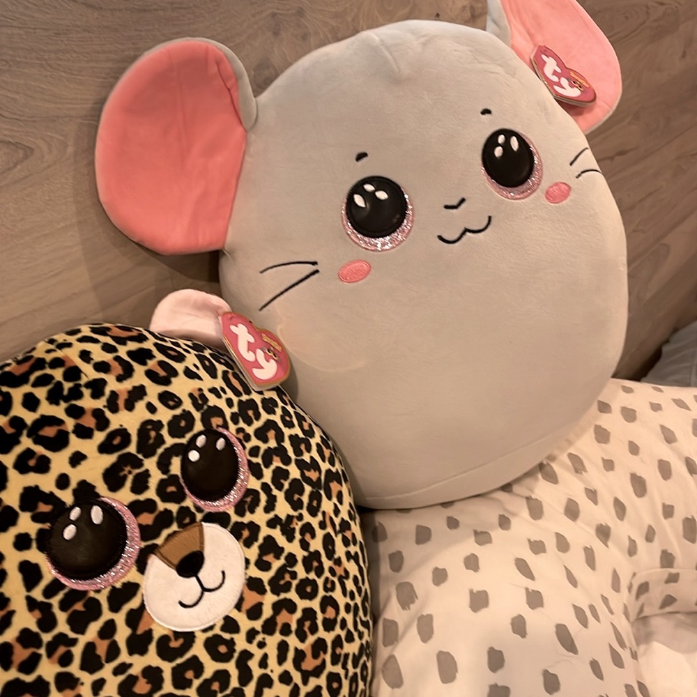 TY! NWT! LEOPARD and MOUSE!